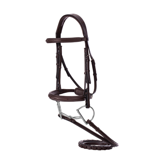 Equinavia Valkyrie Fancy Stitched Hunter Bridle &amp; Reins image 