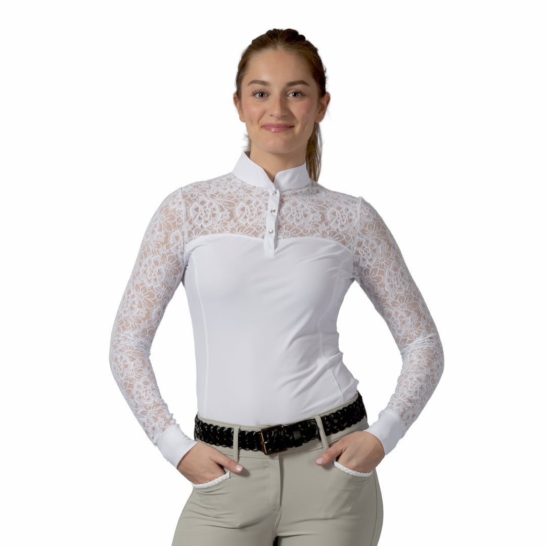 Equinavia Lisa Womens Lace Long Sleeve Show Shirt image #1