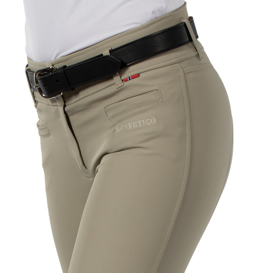 B Vertigo Tiffany Womens High Waist Silicone Knee Patch Breeches image 