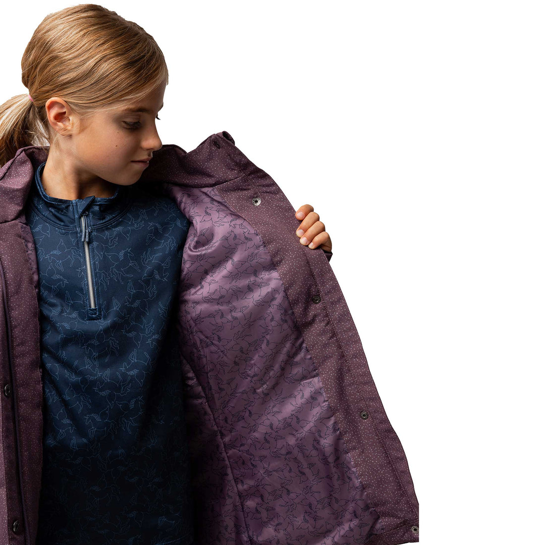 Horze Jessie Kids Waterproof Winter Riding Jacket image 