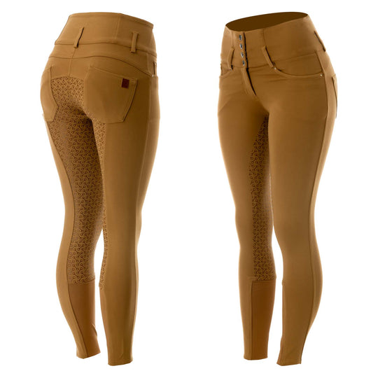 Horze Tara Womens High Waist Silicone Full Seat Breeches image 