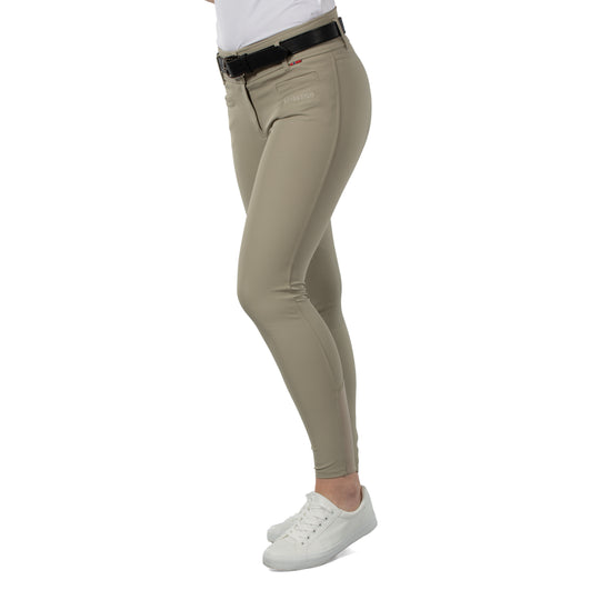 B Vertigo Tiffany Womens High Waist Silicone Knee Patch Breeches image 