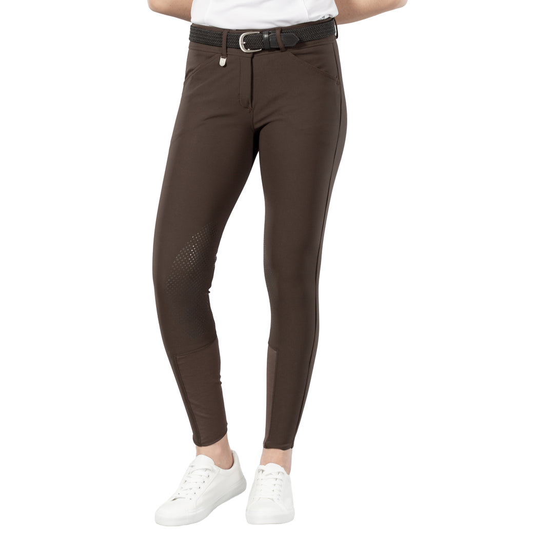 Horze Grand Prix Womens Silicone Knee Patch Breeches image 