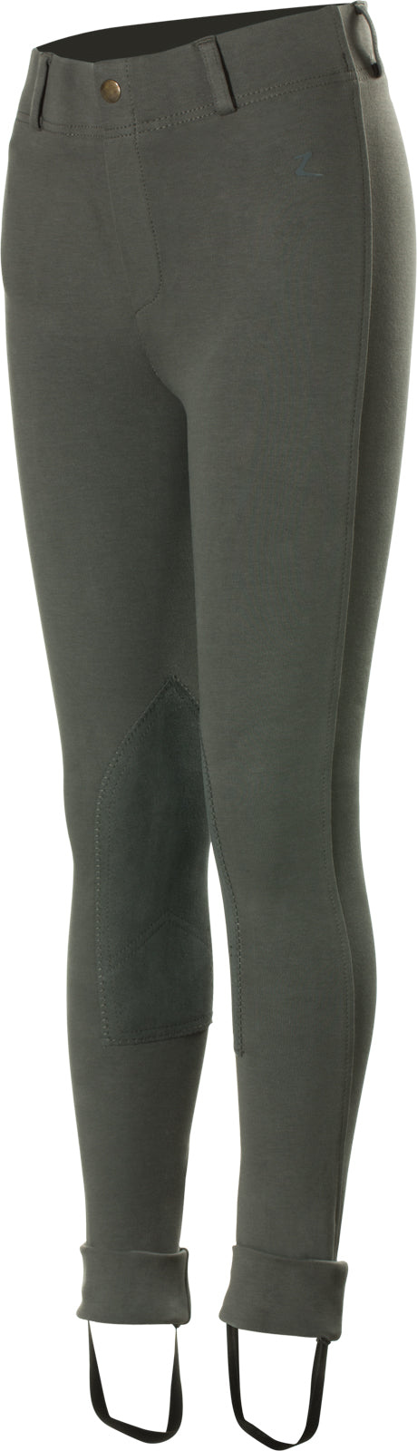 Horze Kids Nora Pull On Knee Patch Jodhpur Breeches image 