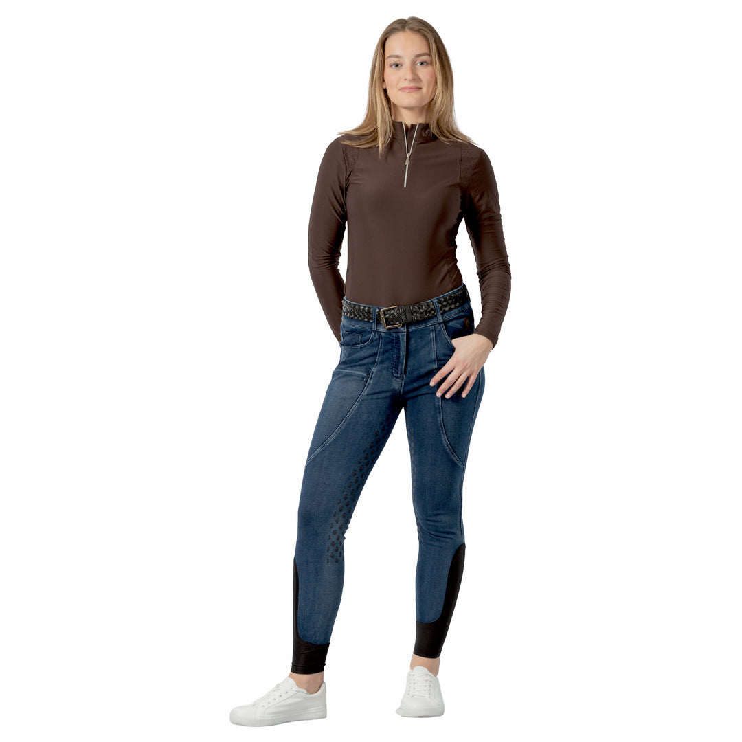 Equinavia Helena Womens Denim Full Seat Breeches image 