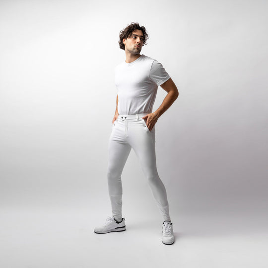 Horze Grand Prix Mens Silicone Grip Full Seat Breeches image 