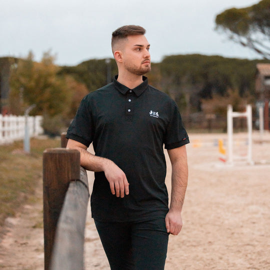 B Vertigo Flynn Mens Technical Polo Shirt image 