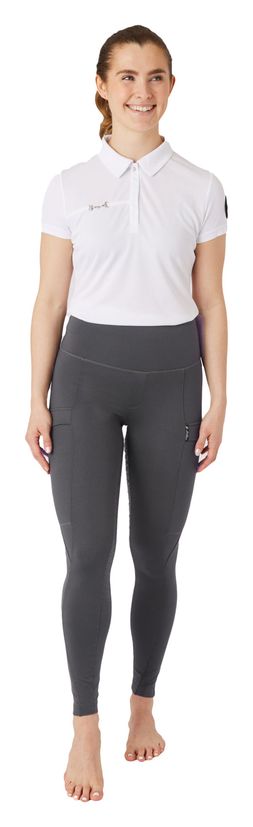 Horze Celia Womens Full Seat Winter Tights image 