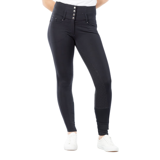Horze Tara Womens High Waist Silicone Full Seat Breeches image 