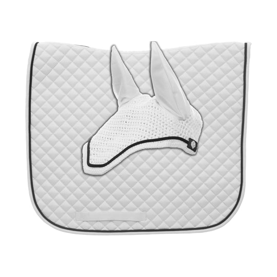 Equinavia Voss Dressage Saddle Pad and Bonnet Set image 