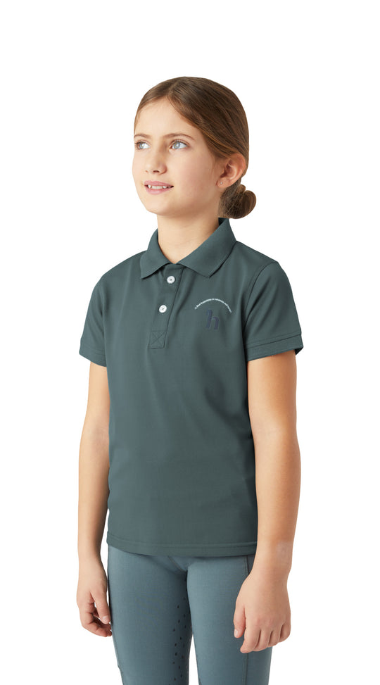 Horze Rae Kids Technical Polo Shirt image 