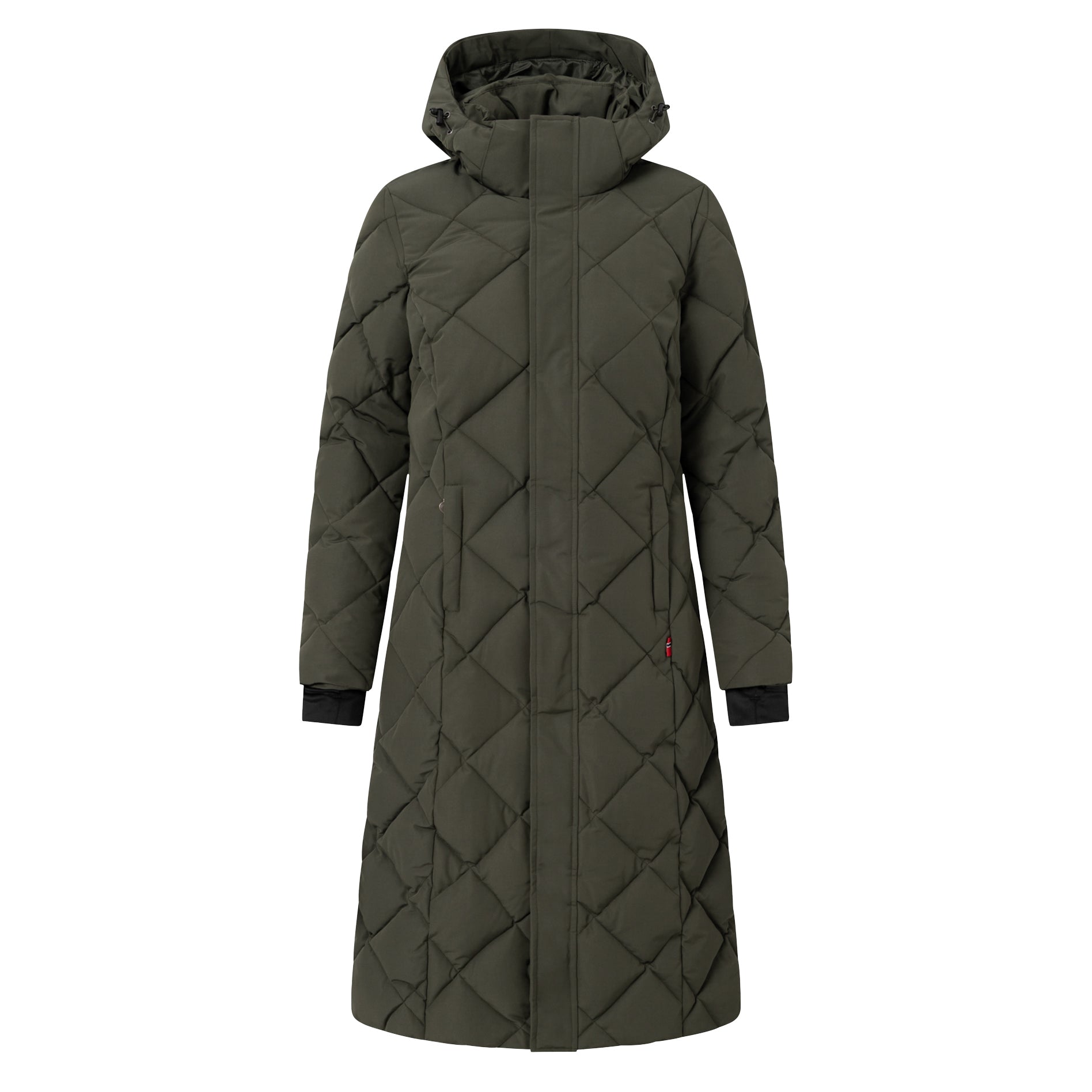 B Vertigo Gem Womens Waxed Padded Long Coat image #1