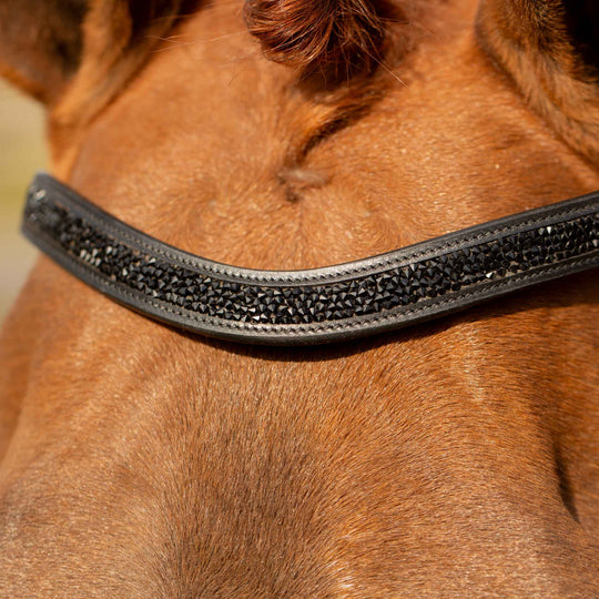 Equinavia Valkyrie Anatomic Dressage Bridle with Rubber Reins image 