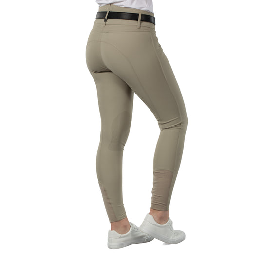 B Vertigo Tiffany Womens High Waist Silicone Knee Patch Breeches image 