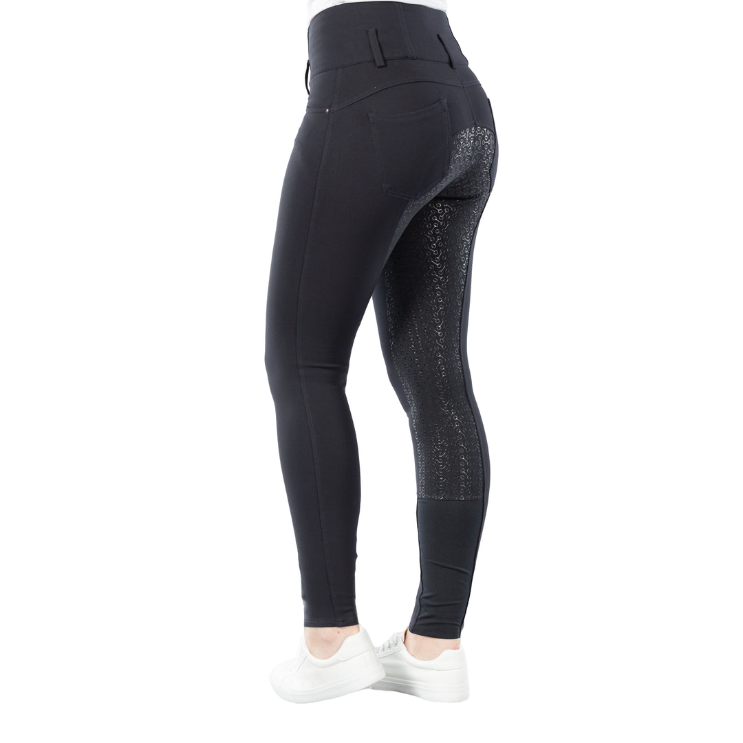 Horze Tara Womens High Waist Silicone Full Seat Breeches image 
