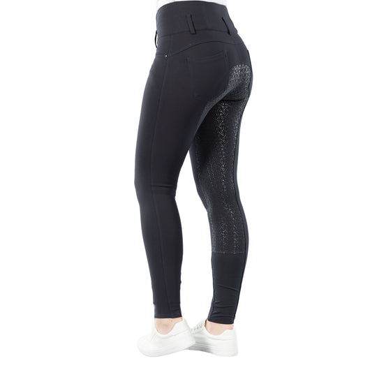 Horze Tara Womens High Waist Silicone Full Seat Breeches image 