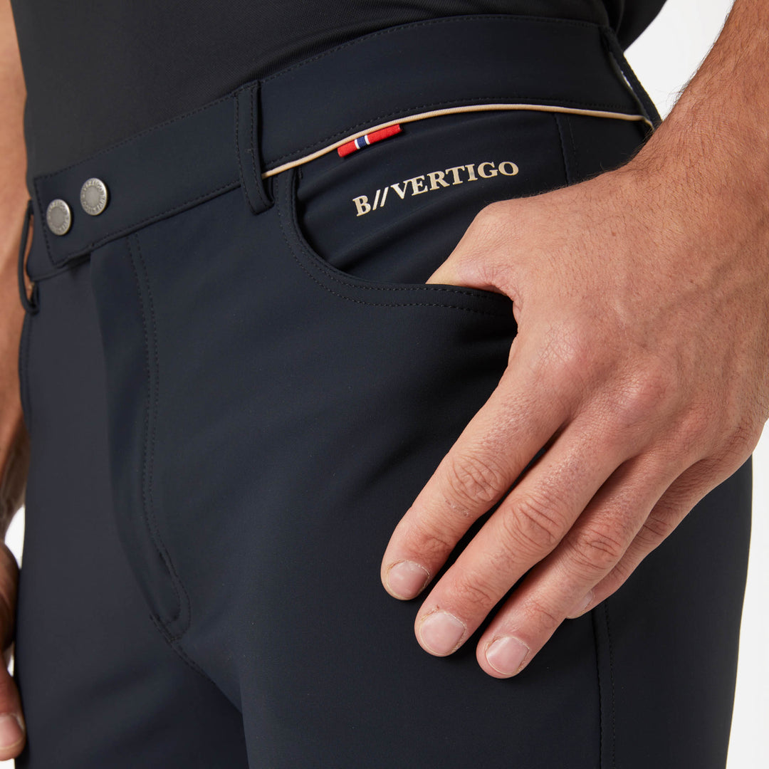 B Vertigo Damien Mens Knee Patch Breeches image 