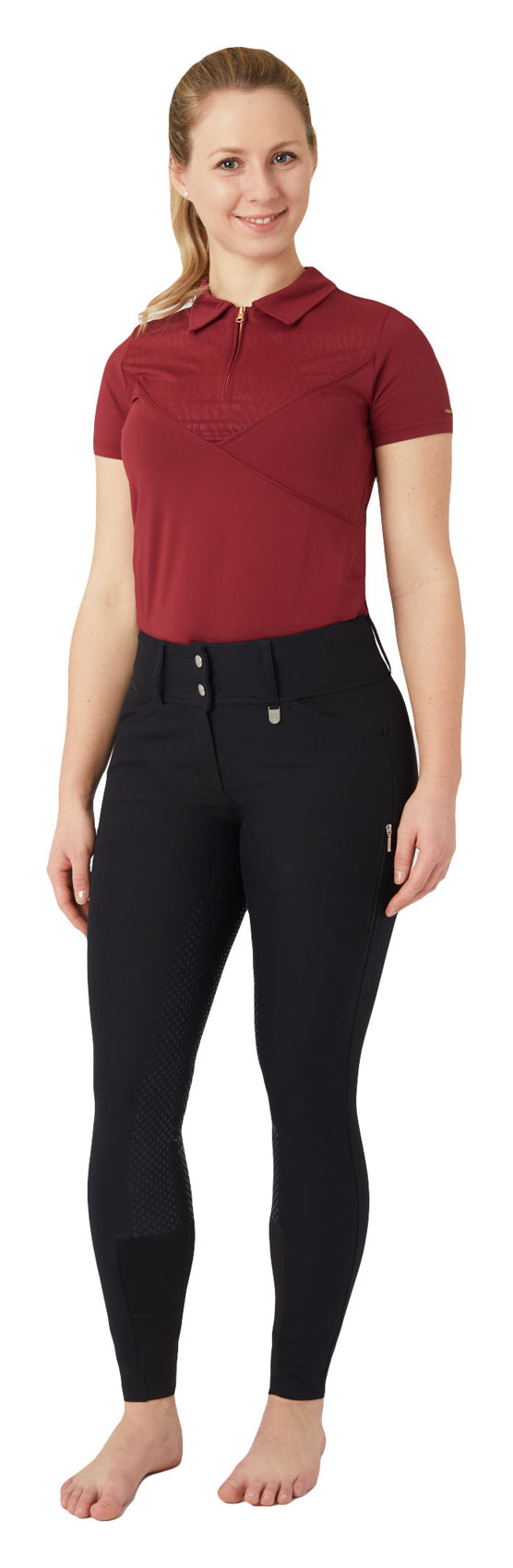 Horze Grand Prix Womens High Waist Full Seat Breeches image 