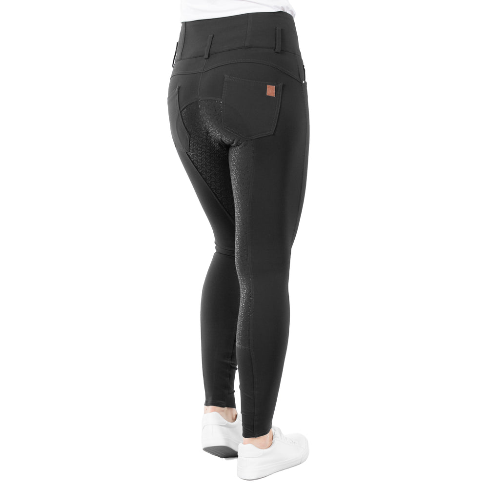 Horze Tara Womens High Waist Silicone Full Seat Breeches image #2