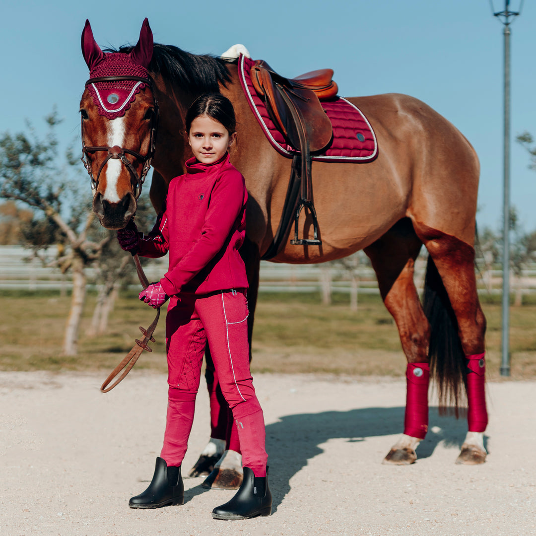 Horze Ella Kids Technical Turtle Neck Top image 