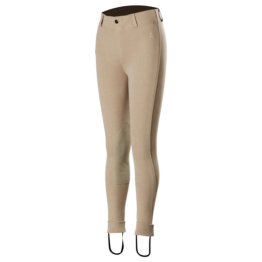 Horze Kids Nora Pull On Knee Patch Jodhpur Breeches image 