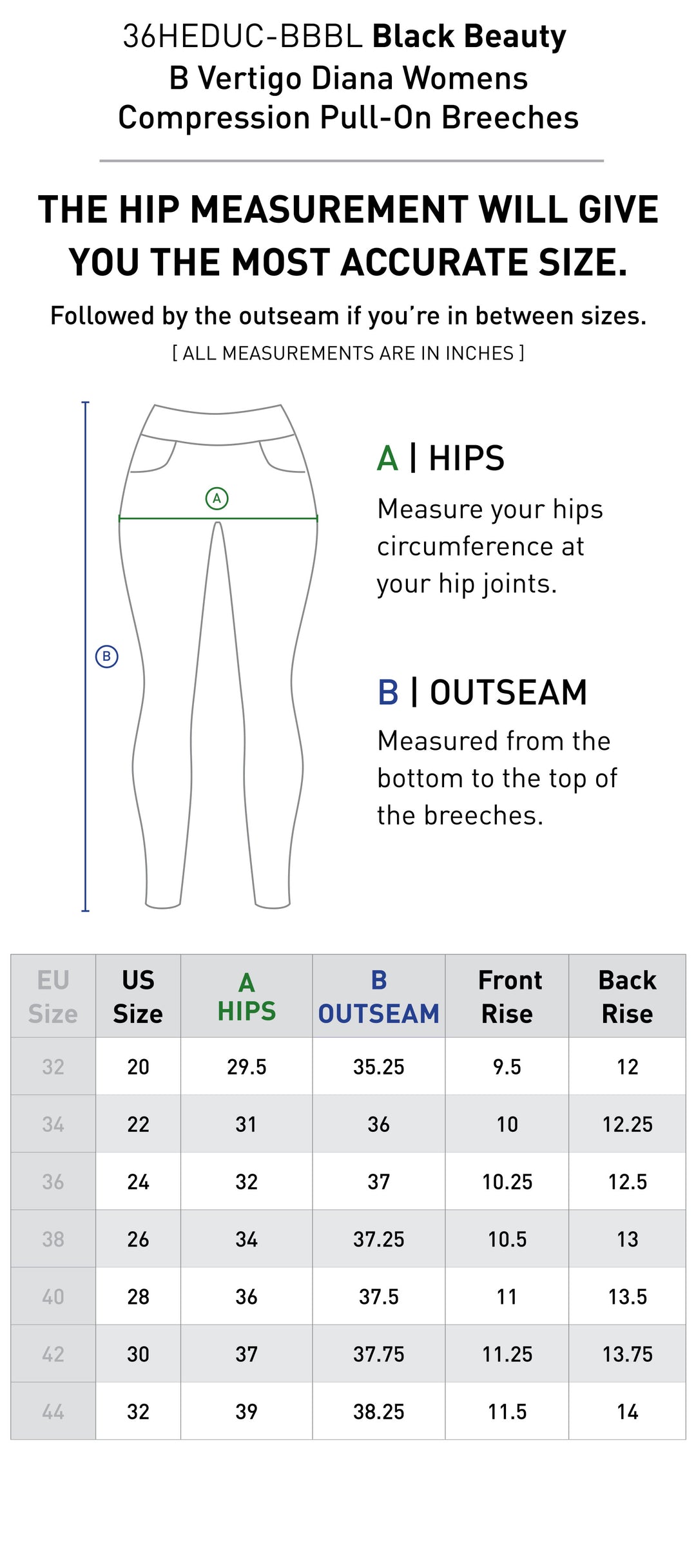 Size chart: Women&