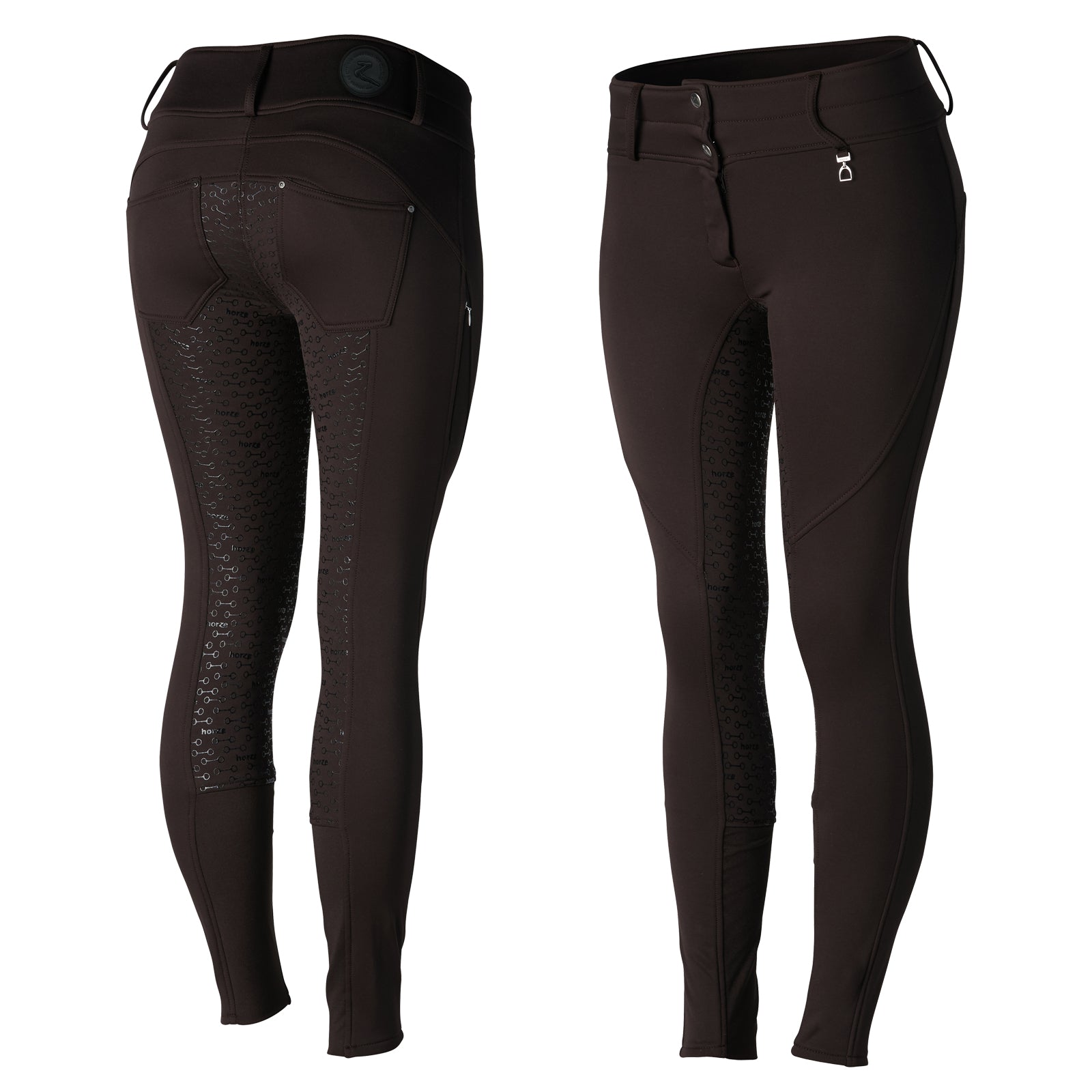 Horze Rhea Kids Full Seat Thermo Breeches with Back Pockets image #1