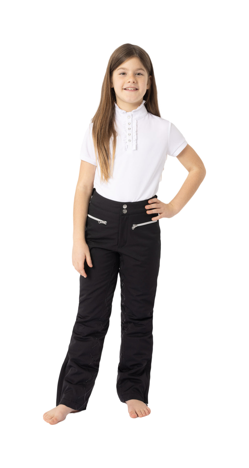 Horze Adeline Kids Padded Waterproof Full Seat Breeches image #2