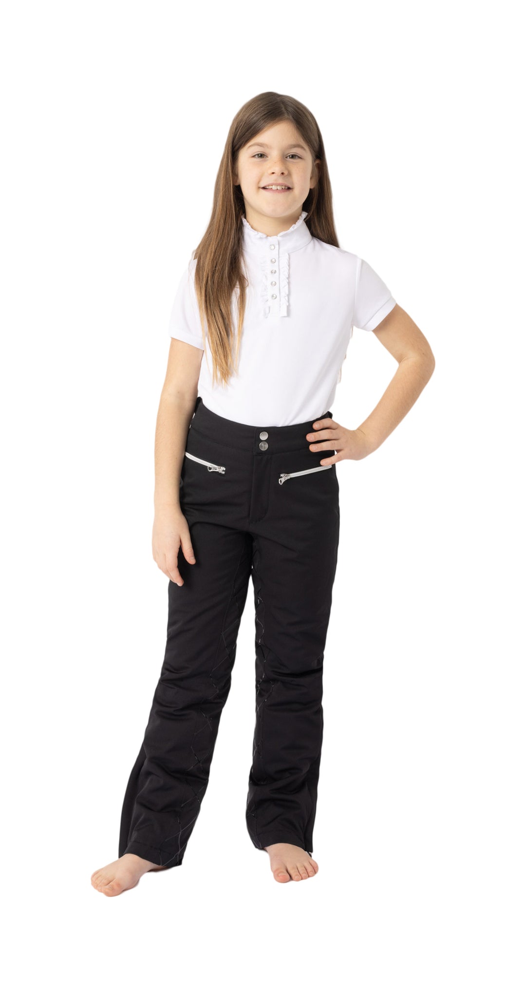 Horze Adeline Kids Padded Waterproof Full Seat Breeches image 