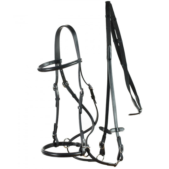 Horze Leather Bitless Bridle image 