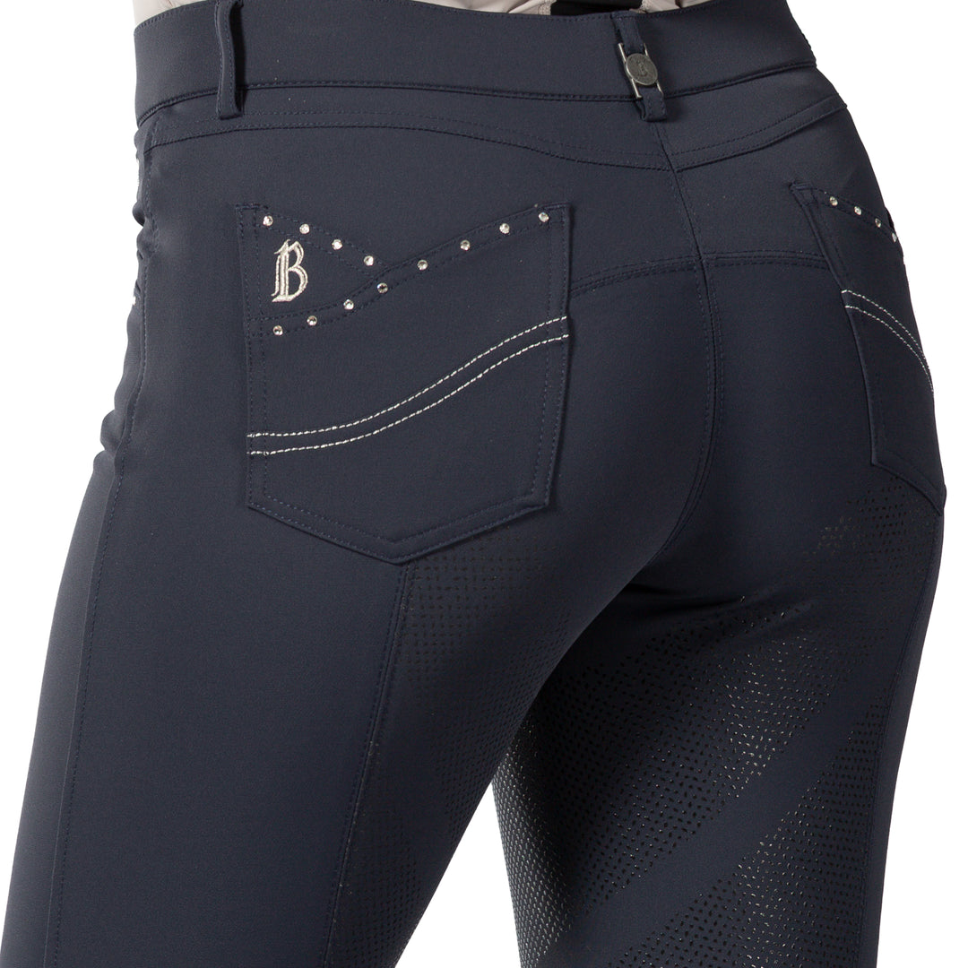 B Vertigo Olivia Womens Silicone Full Seat Breeches image 