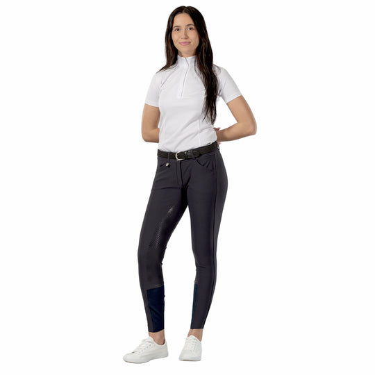 Horze Grand Prix Womens Silicone Full Seat Breeches image 
