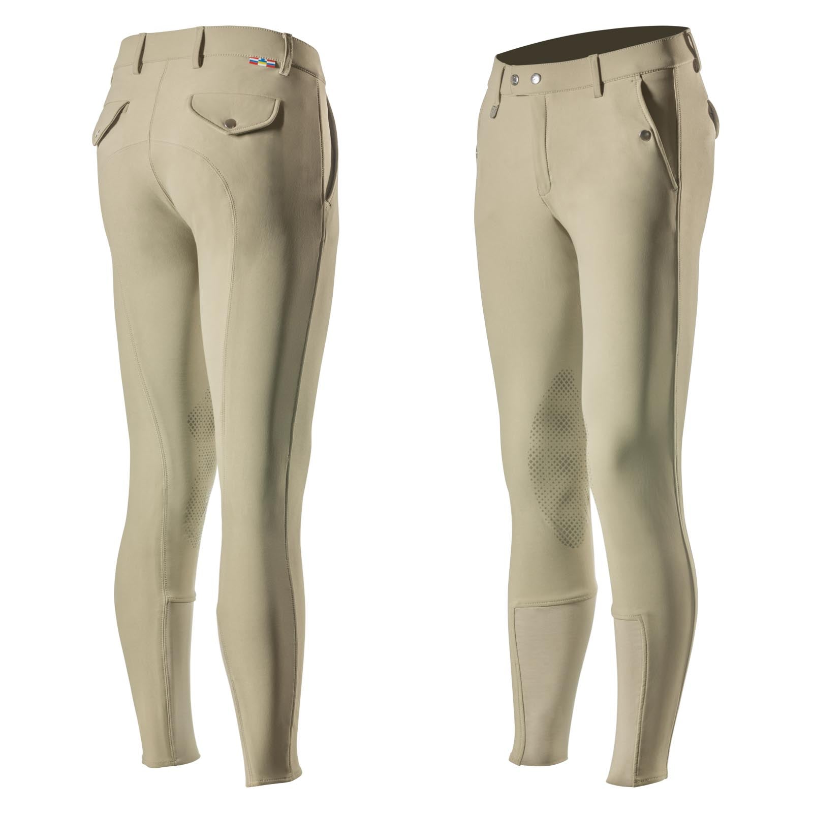 Horze Grand Prix Mens Silicone Knee Patch Breeches image #1