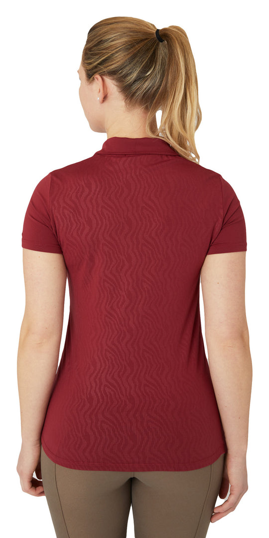 Horze Lyla Womens Technical Polo Shirt image 