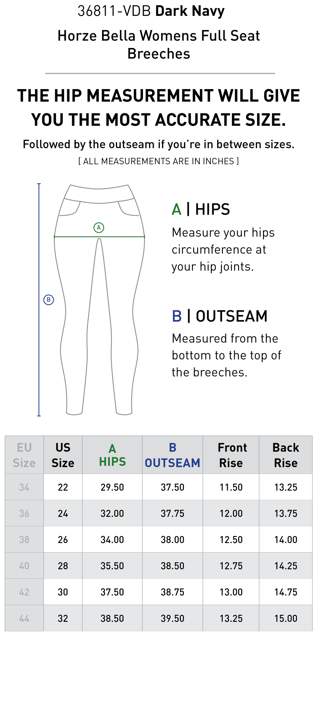 Size chart: Women&