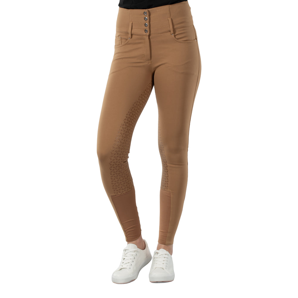 Horze Tara Womens High Waist Silicone Full Seat Breeches image #2