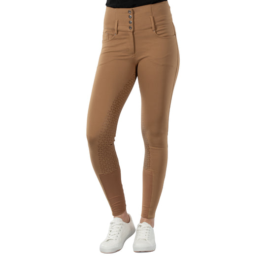 Horze Tara Womens High Waist Silicone Full Seat Breeches image 