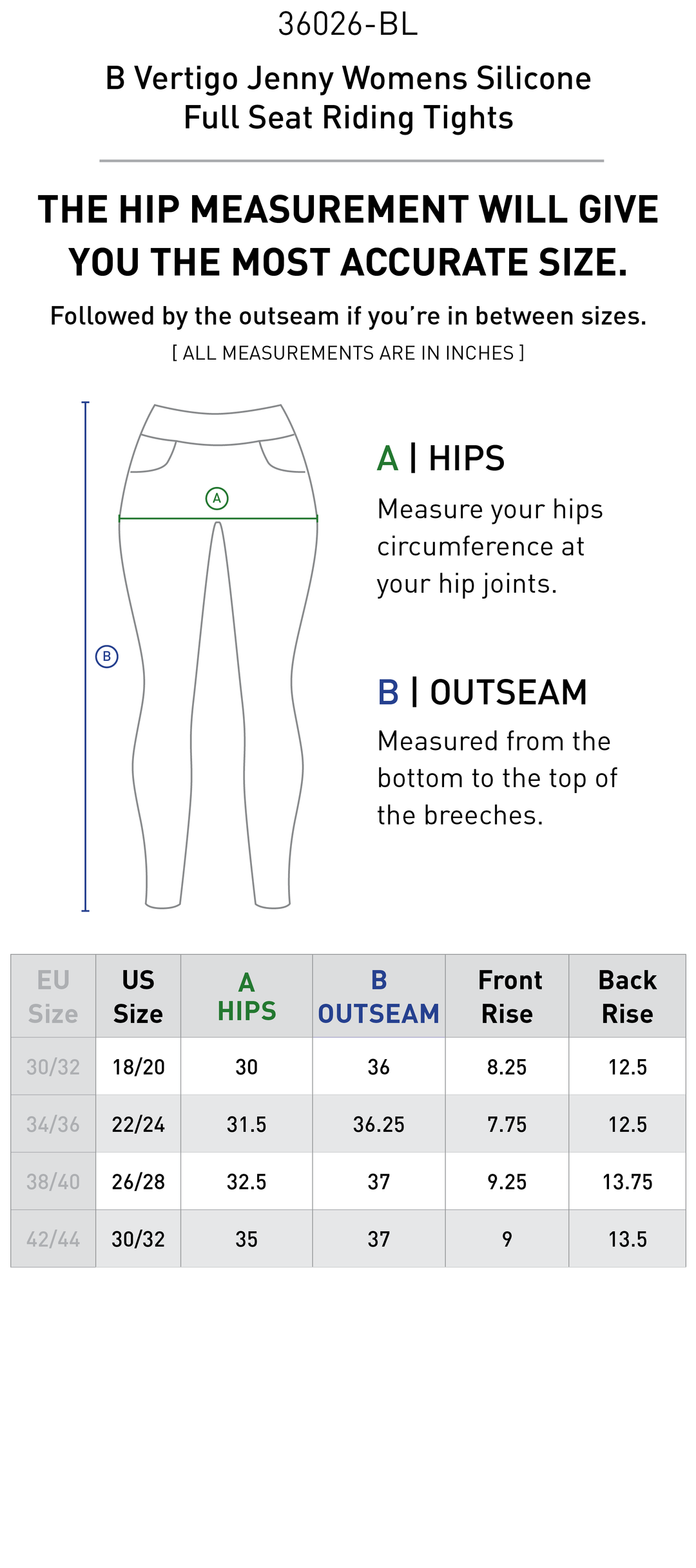 Size chart: Women&