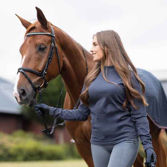 Horze Josephine Womens Long Sleeve Winter Tech Shirt image 