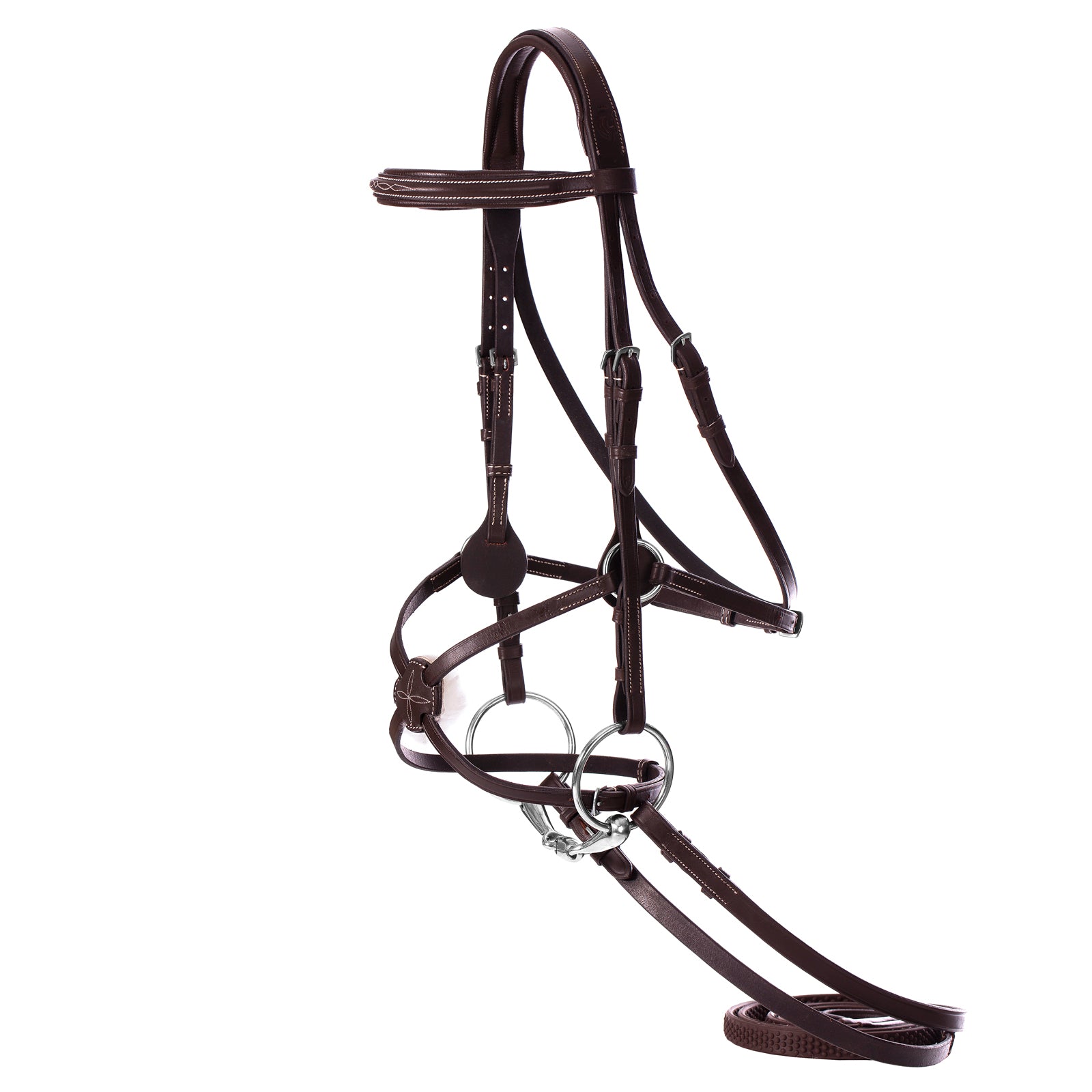 Equinavia Saga Fancy Stitched Figure 8 Bridle & Reins image #1