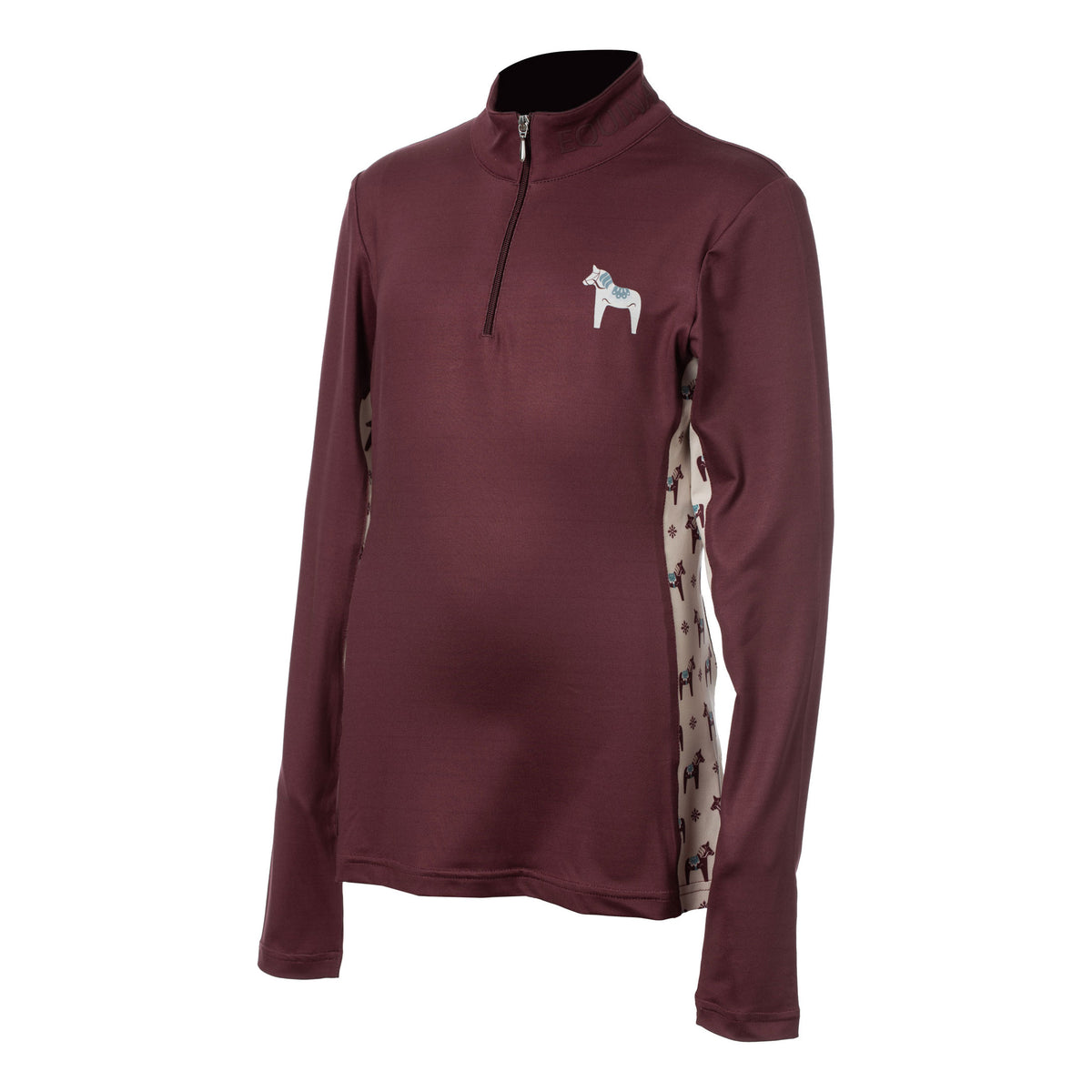 Equinavia Lena Kids Long Sleeve Quarter Zip Shirt image #1