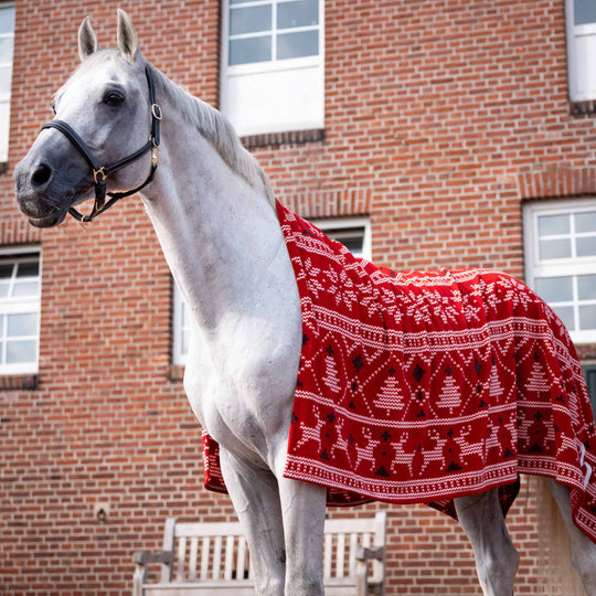 Horze Santa Christmas Throw Blanket image 