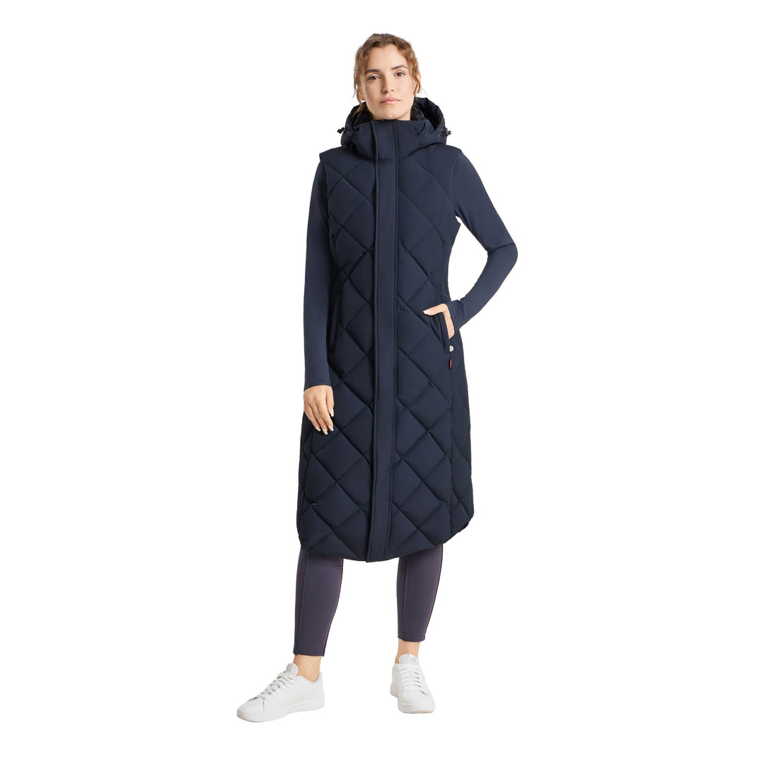 B Vertigo Gem Womens Waxed Padded Long Vest image #1
