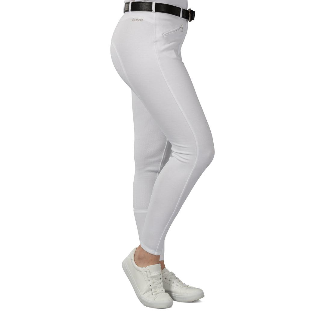 Horze Active Womens Silicone Full Seat Breeches image 