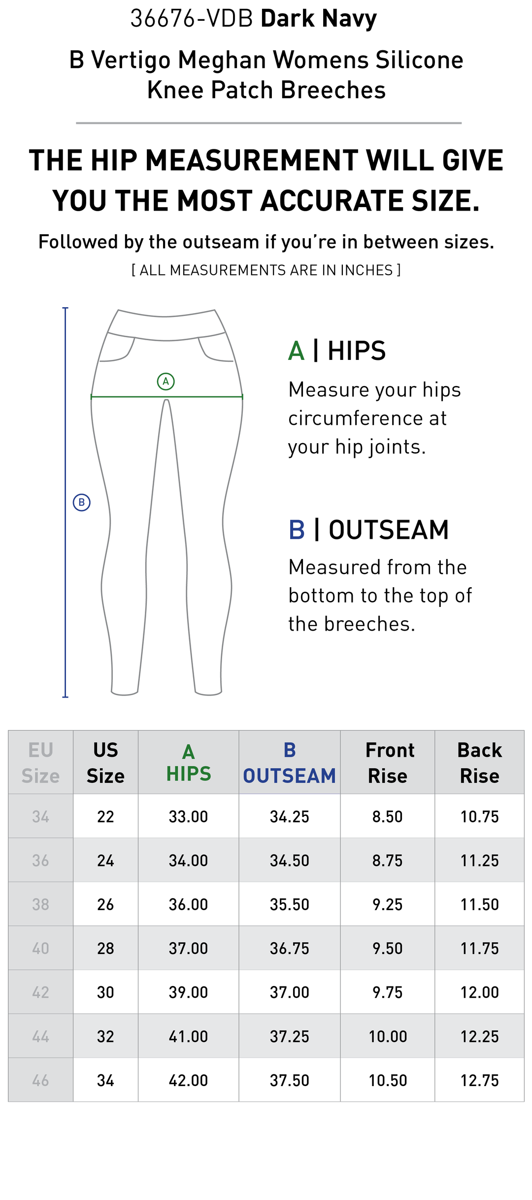 Size chart: Women&