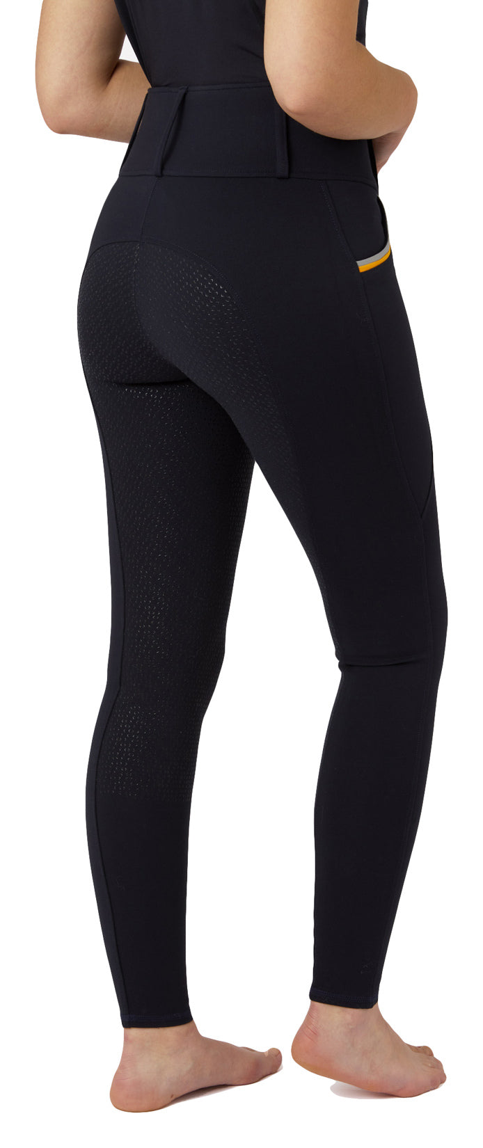 Horze Lucinda Womens High Waist Full Seat Tights image 