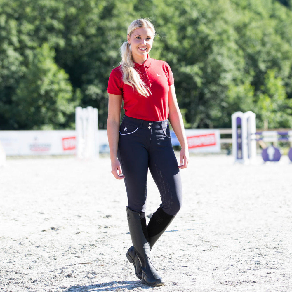 Horze Nordic Womens Performance Silicone Full Seat Breeches image 
