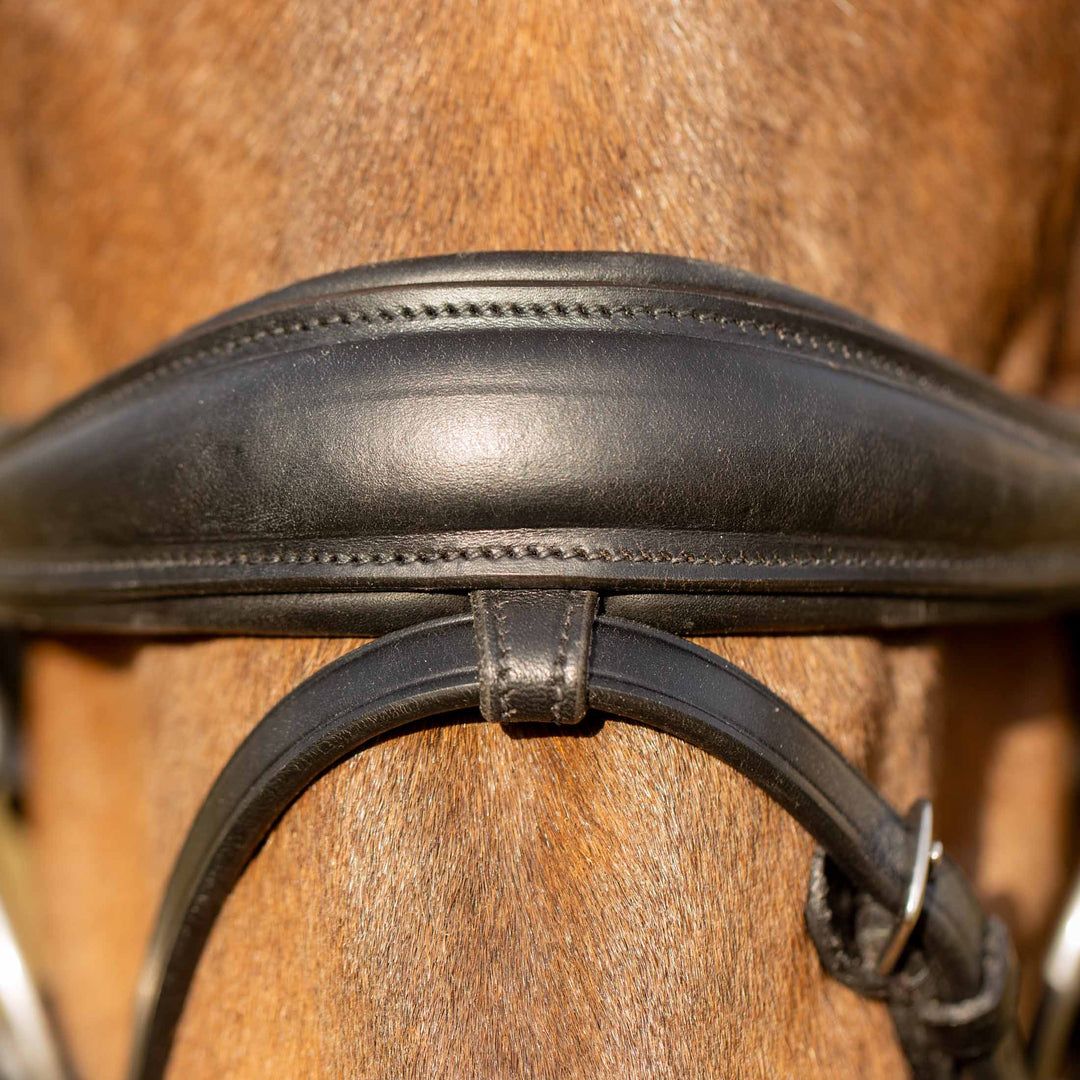 Equinavia Valkyrie Anatomic Dressage Bridle with Rubber Reins image 