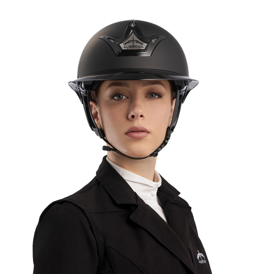 Veredus Vita GST Matte Riding Helmet with Wide Visor image 