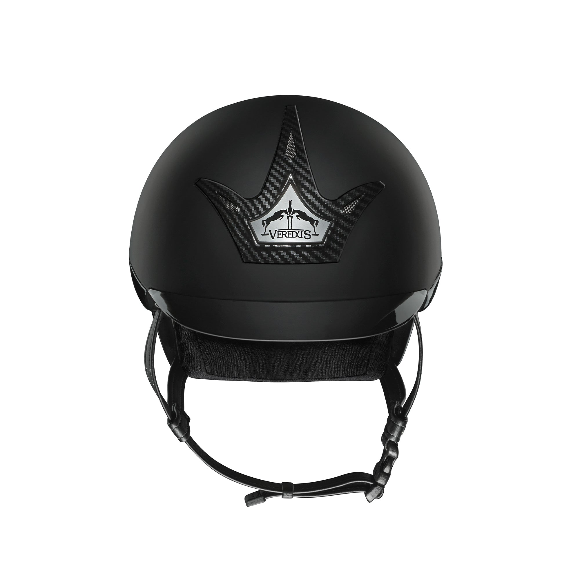 Veredus Vita Carbon Gel GST Matte Riding Helmet with Standard Visor image #1
